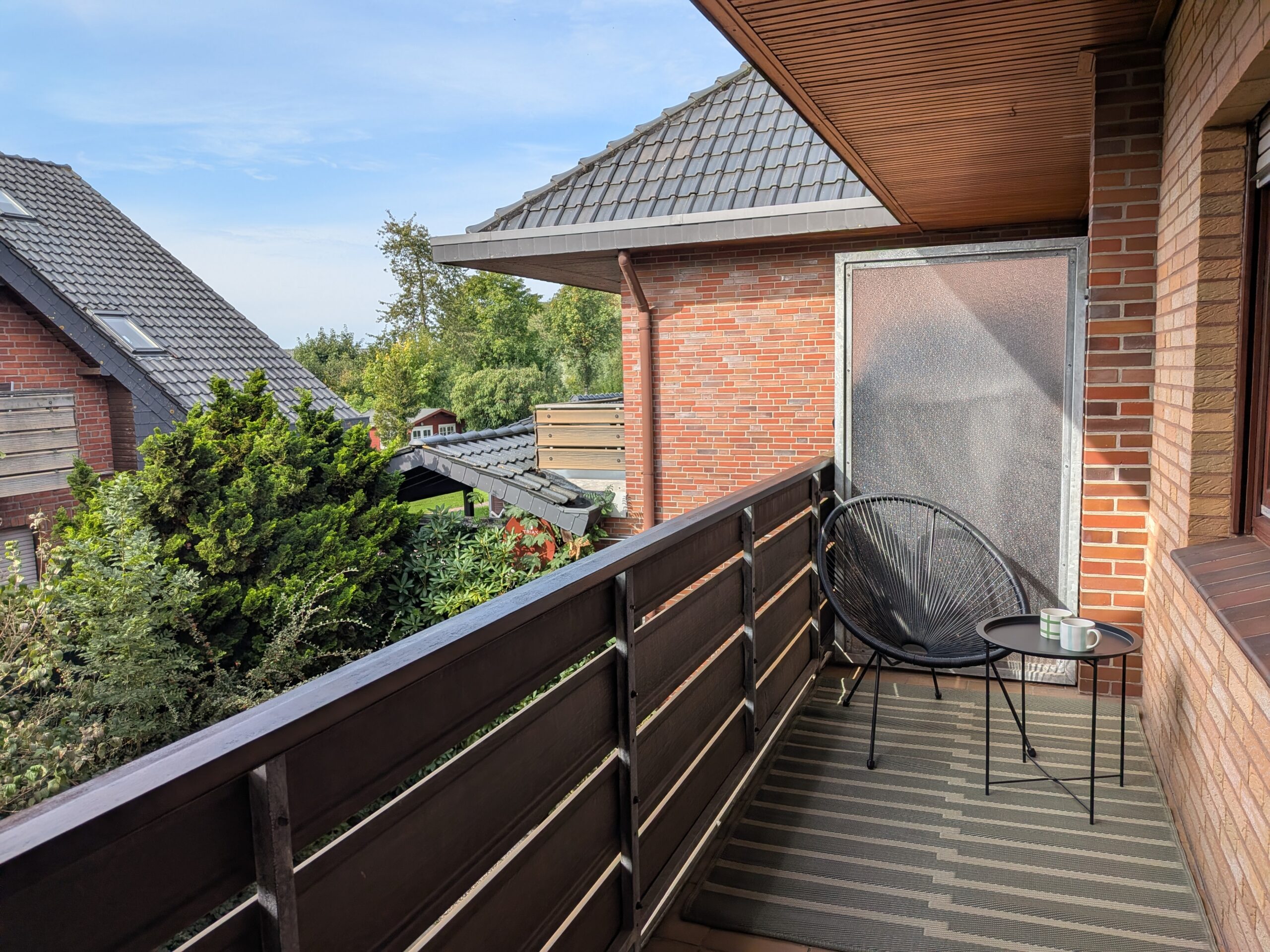 Balkon mit Sitzgelegenheiten